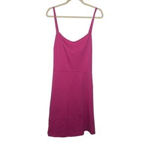 Old Navy Athletic Tennis Pickleball Dress Built in Bra Hot Pink Womens Size XXL